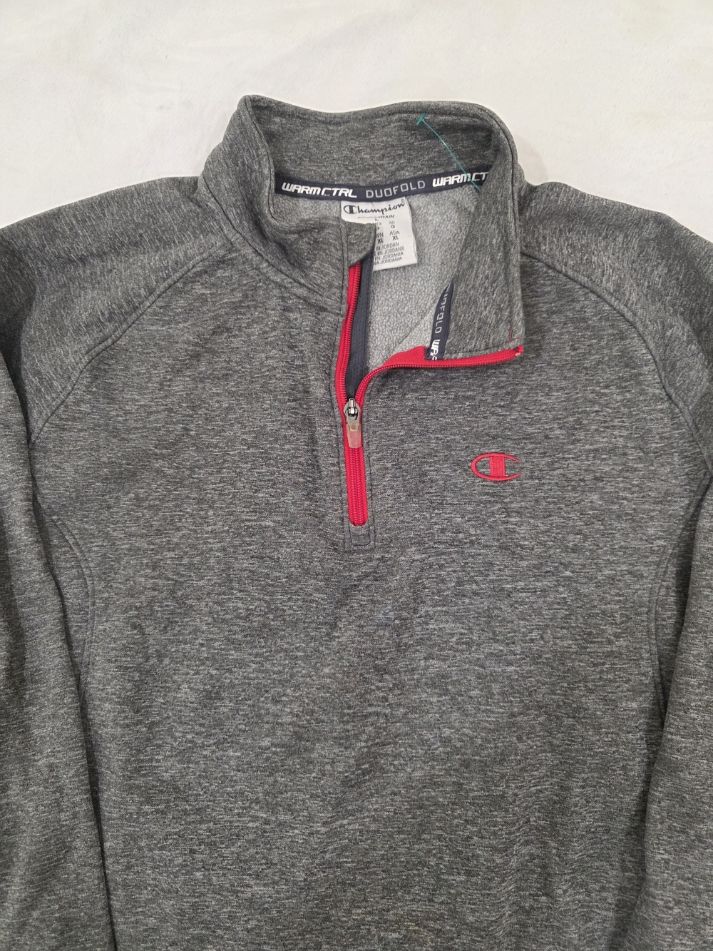 Champion Power Train Duofold All Season Pullover Jacket Size L Unis3x